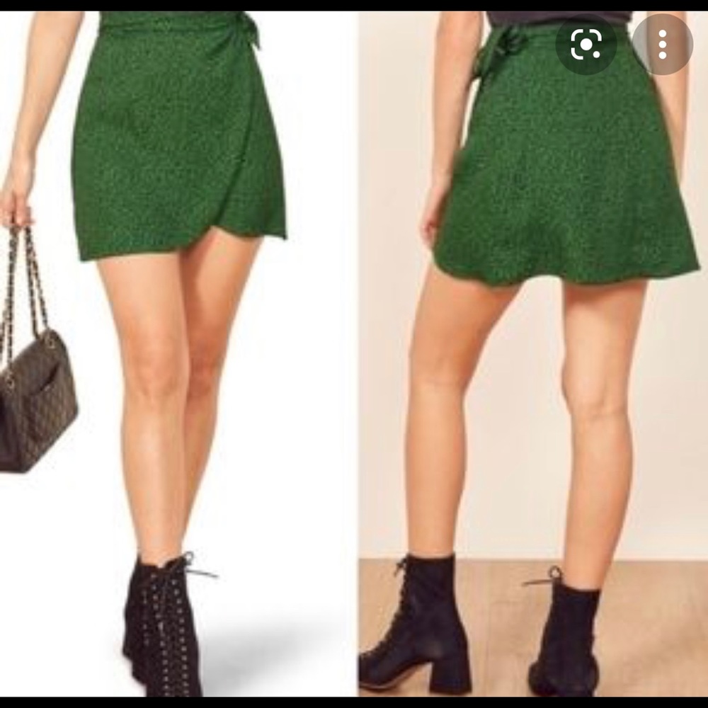 SOLD. Reformation Sax Skirt